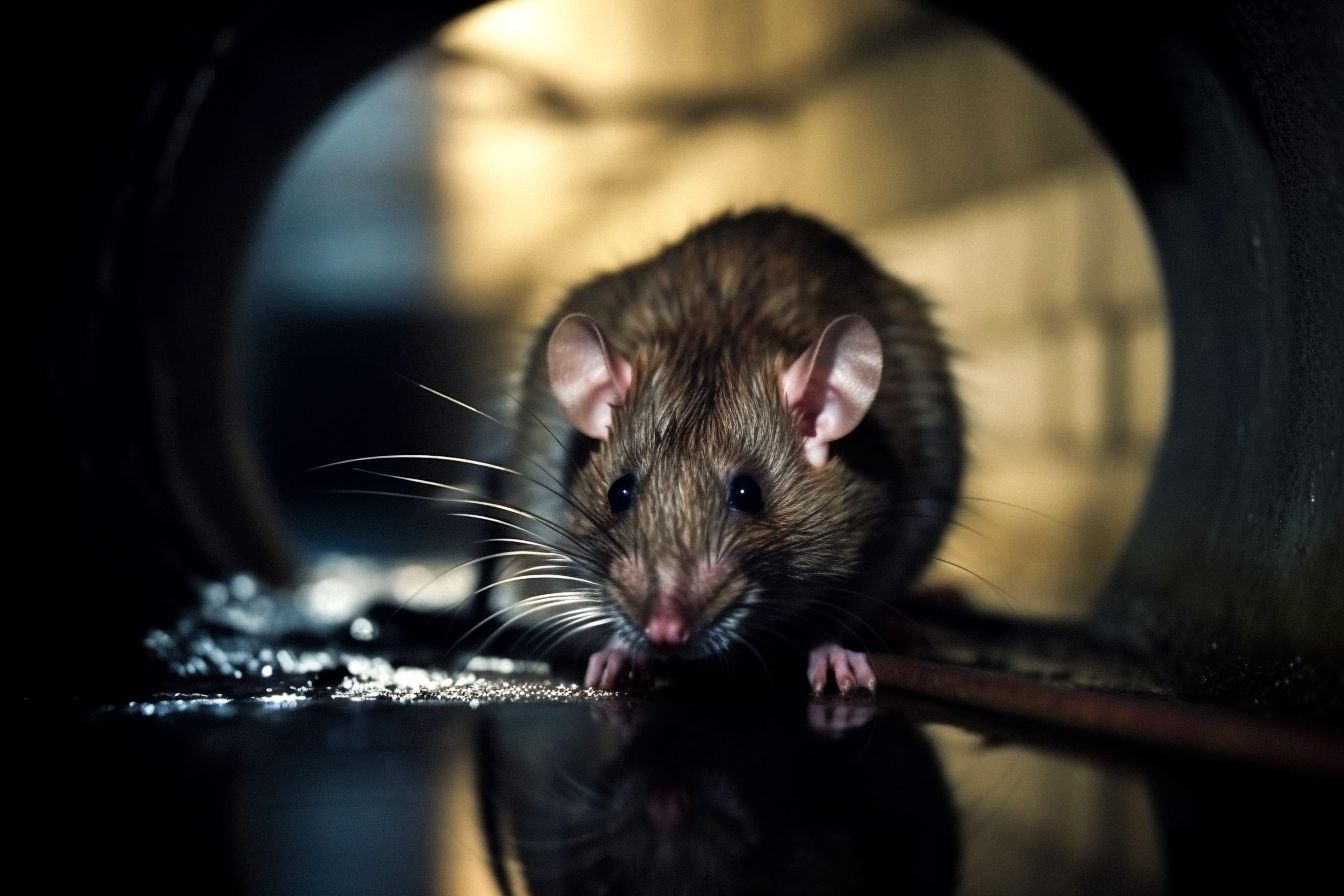 Foto einer Ratte